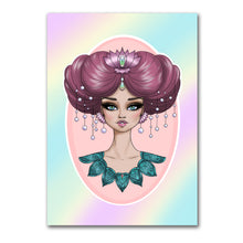 Load image into Gallery viewer, Art Print Madame Pomp Burgundy
