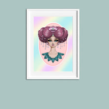 Load image into Gallery viewer, Art Print Madame Pomp Burgundy

