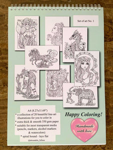 Alexandria Hillsen - Coloring pages