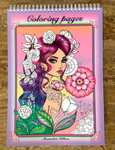 Alexandria Hillsen - Coloring pages