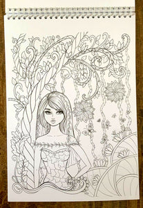 Alexandria Hillsen - Coloring pages